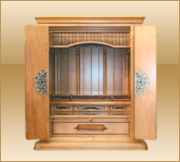 古代檜製上置型仏壇
