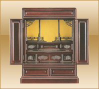 紫檀製上置型仏壇