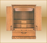 タモ製上置型仏壇